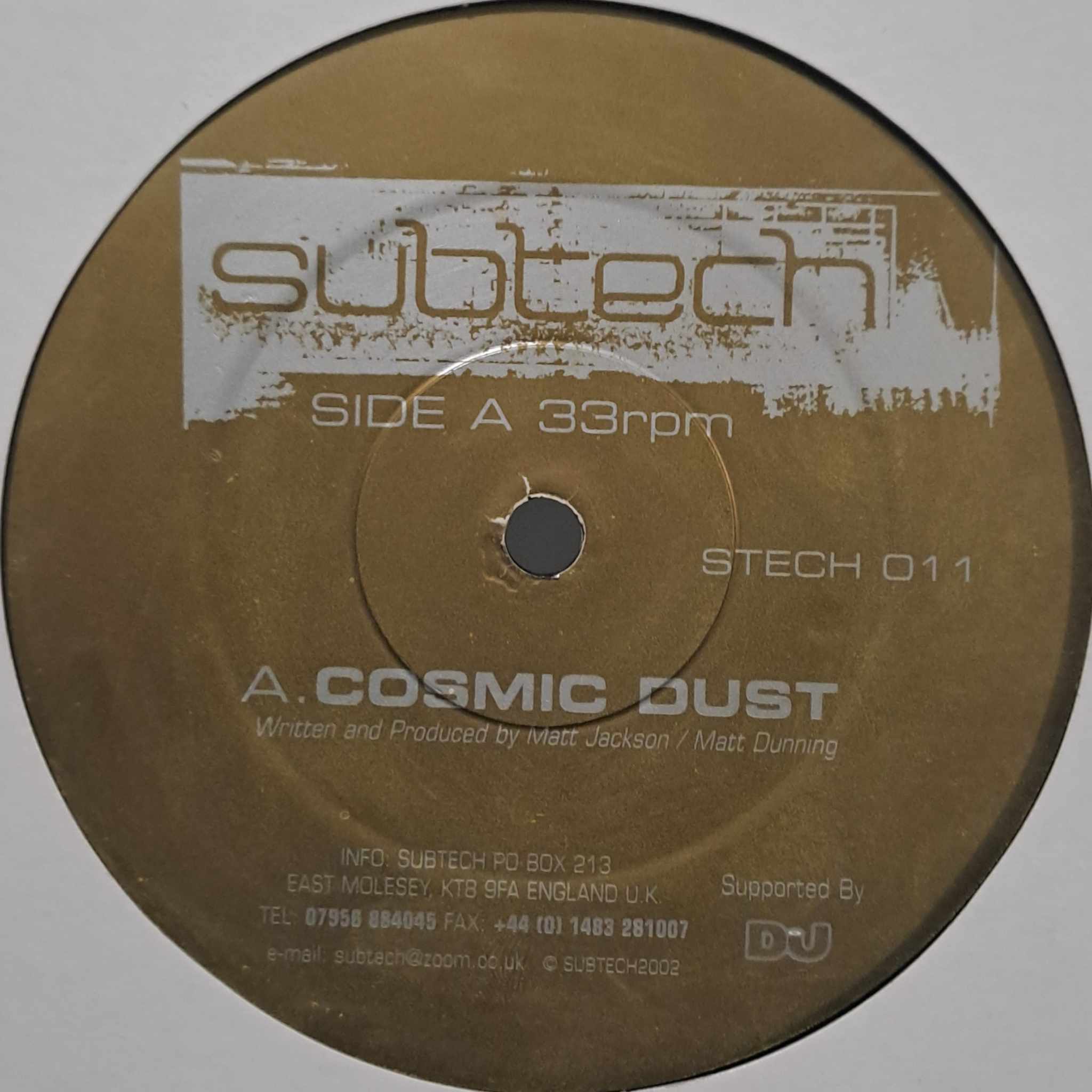 Subtech 011 - vinyle Tech House